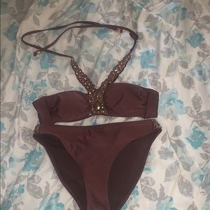 H&M Brown bathing suit